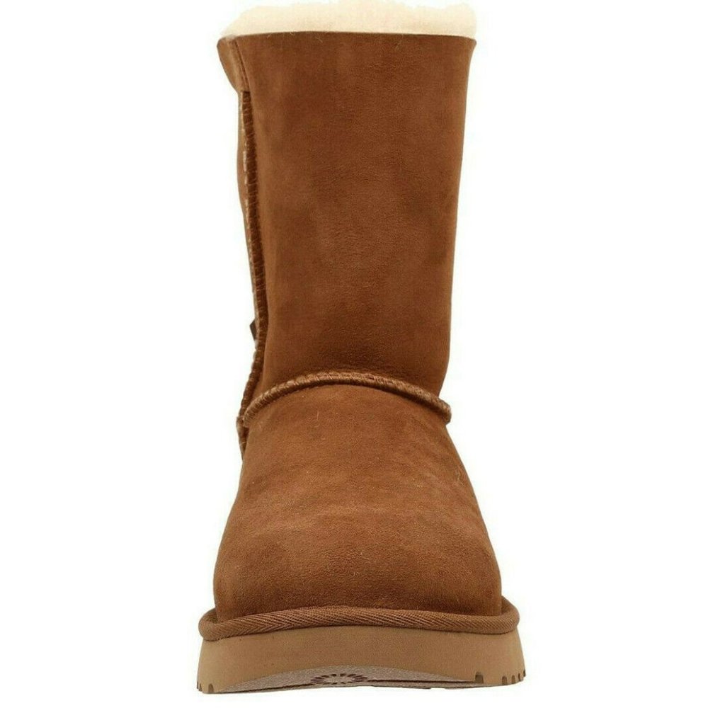 UGG Women's Bailey Bow II Suede & Sheepskin Boots - Picture 3 of 7